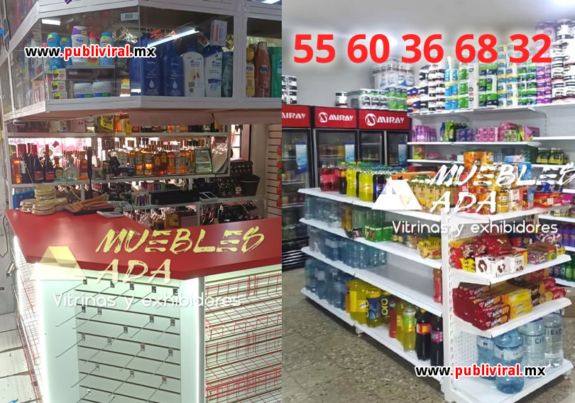 Muebles para Tiendas de Conveniencia Tipo OXXO